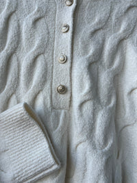 Splendid - Cella Jane Collection - Half Plaket Sweater in Snow