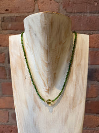 Studio Skanda by Mary Wakefield - Chrome Diopside with Lemon Quartz Necklace