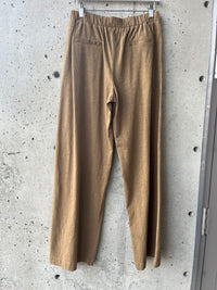 YERSE - Wide Leg Trousers in Peanut
