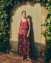 YERSE - Long Skirt with Elastic Waistband