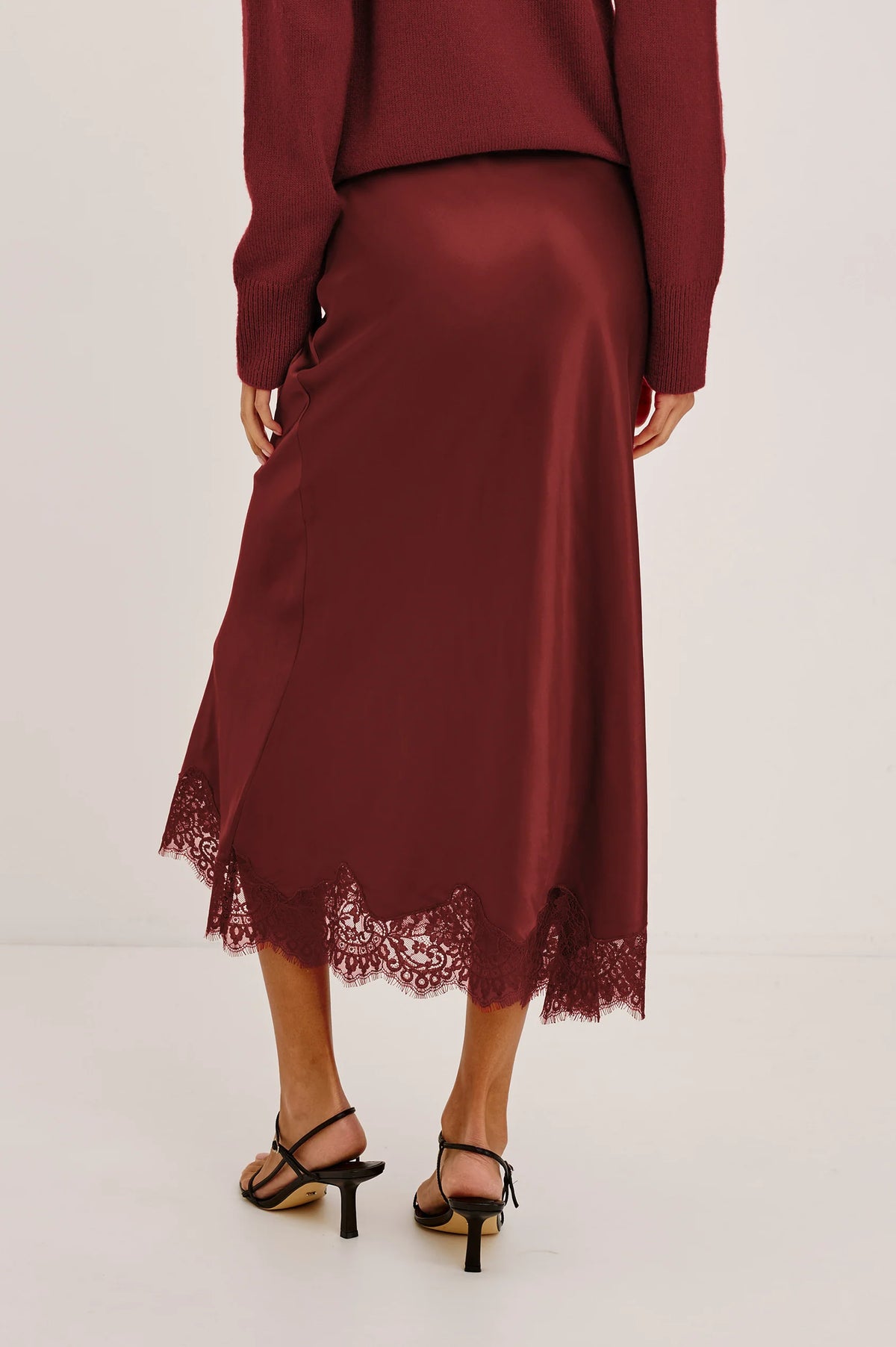 Rails - Ebony Skirt in Crimson