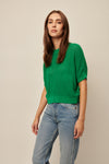 LINE Knitwear - Emersyn - Short Sleeve Knit Pullover