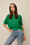 LINE Knitwear - Emersyn - Short Sleeve Knit Pullover