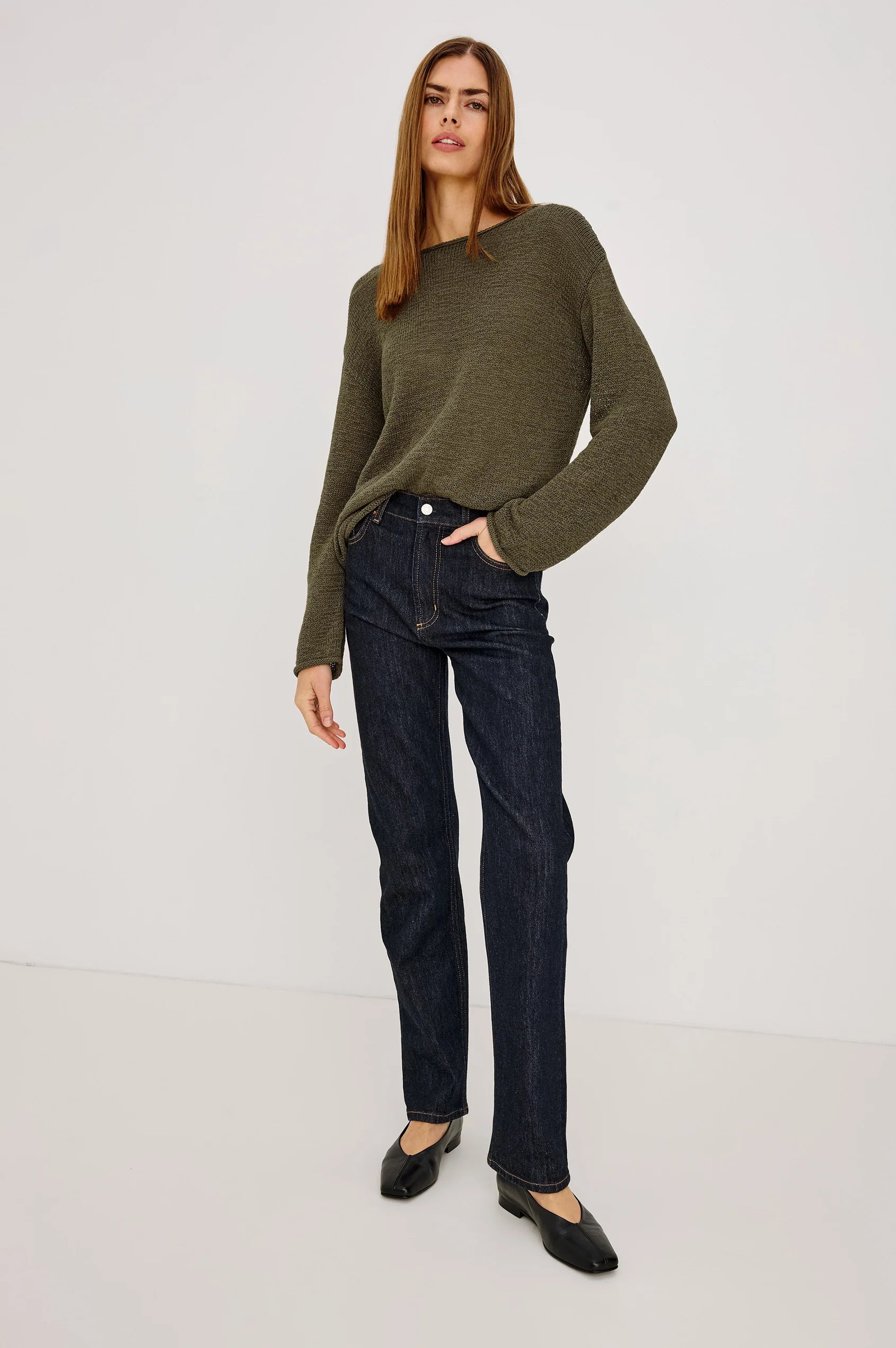 Rails - Evangeline Sweater in Olive