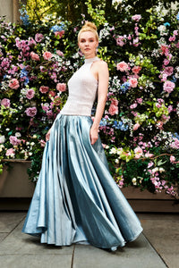 Emily Shalant - Pleated Soft Taffeta Ballgown Skirt