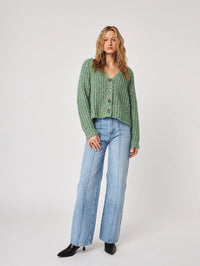 John + Jenn - Hawkins Cardigan in Sage Embers