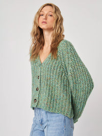 John + Jenn - Hawkins Cardigan in Sage Embers