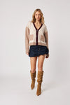 John + Jenn - Linden Cardigan in Smoky Merlot