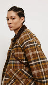 Smythe - Field Jacket in Umber Plaid
