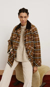 Smythe - Field Jacket in Umber Plaid