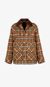 Smythe - Field Jacket in Umber Plaid