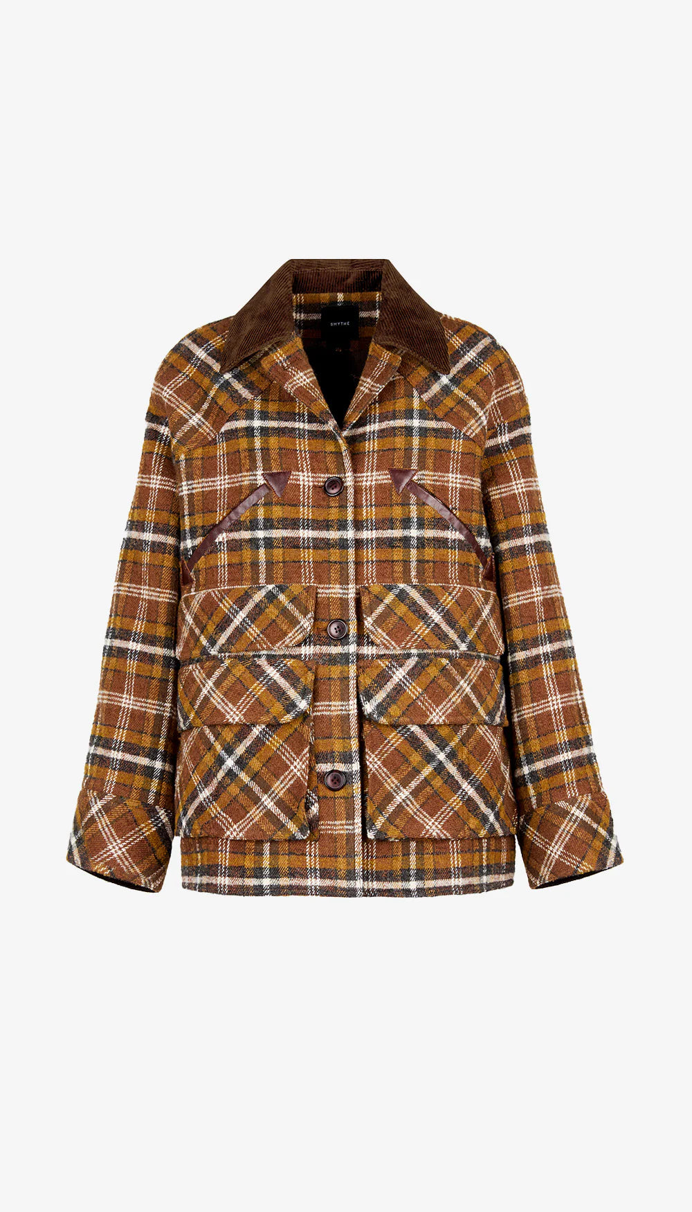Smythe - Field Jacket in Umber Plaid