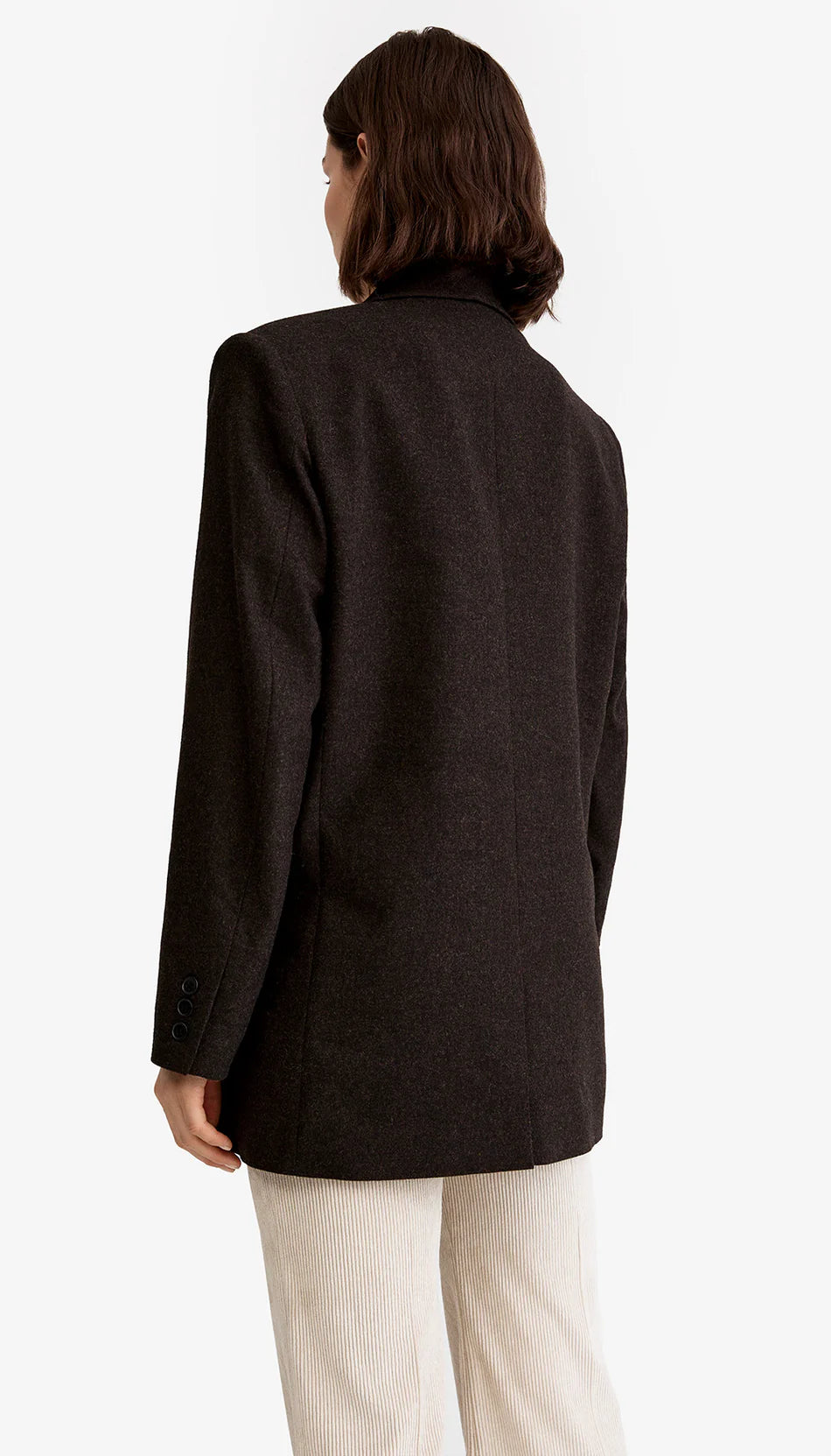 Smythe - DB Peaked Lapel Blazer in Tobacco