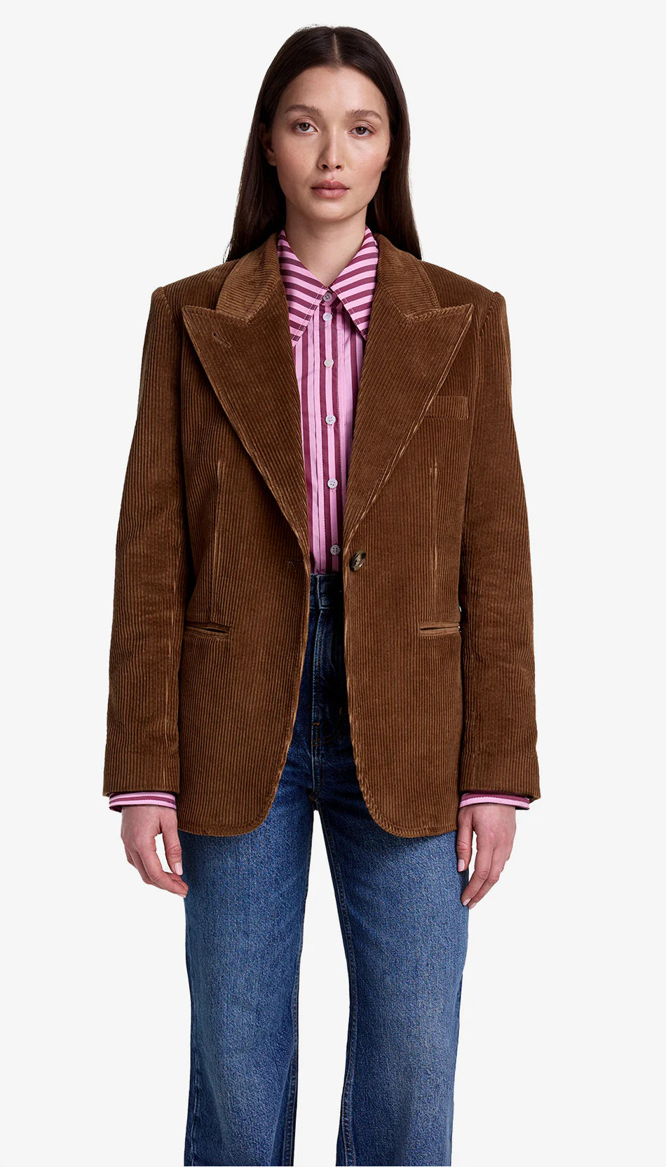 Smythe - 90's Blazer in Toffee Corduroy
