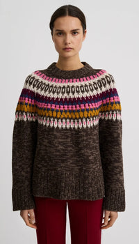 Smythe - Oversized Crewneck Sweater - Multi