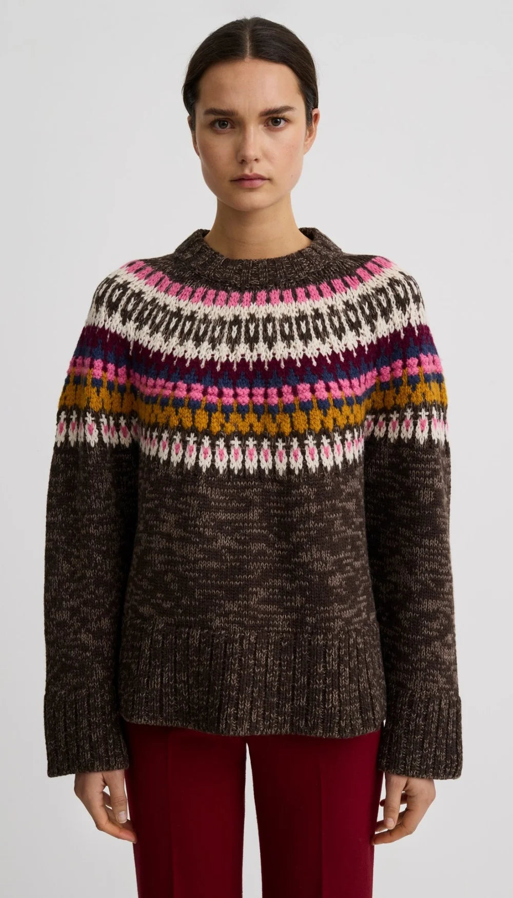 Smythe - Oversized Crewneck Sweater - Multi