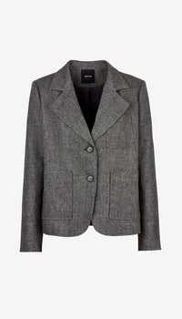 Smythe - Collegiate Blazer in Pebble Grey