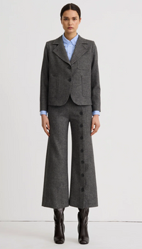 Smythe - Collegiate Blazer in Pebble Grey