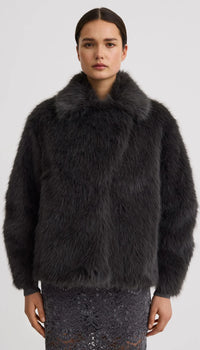 Smythe - Faux Fur Chubby in Graphite