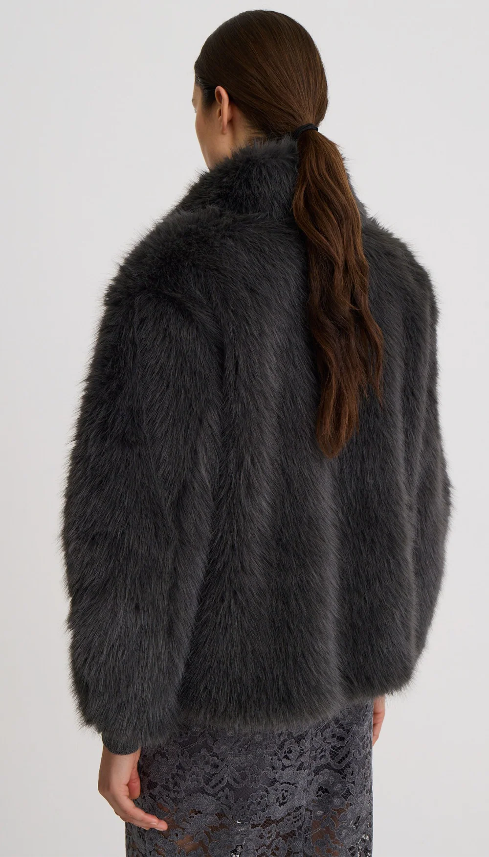 Smythe - Faux Fur Chubby in Graphite