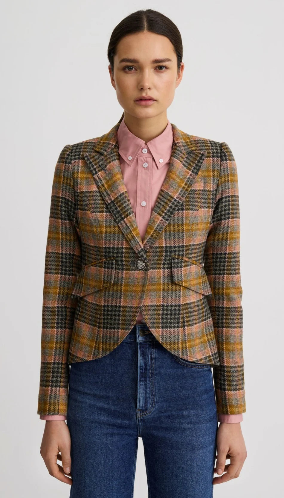 Smythe - One Button Blazer - Multi