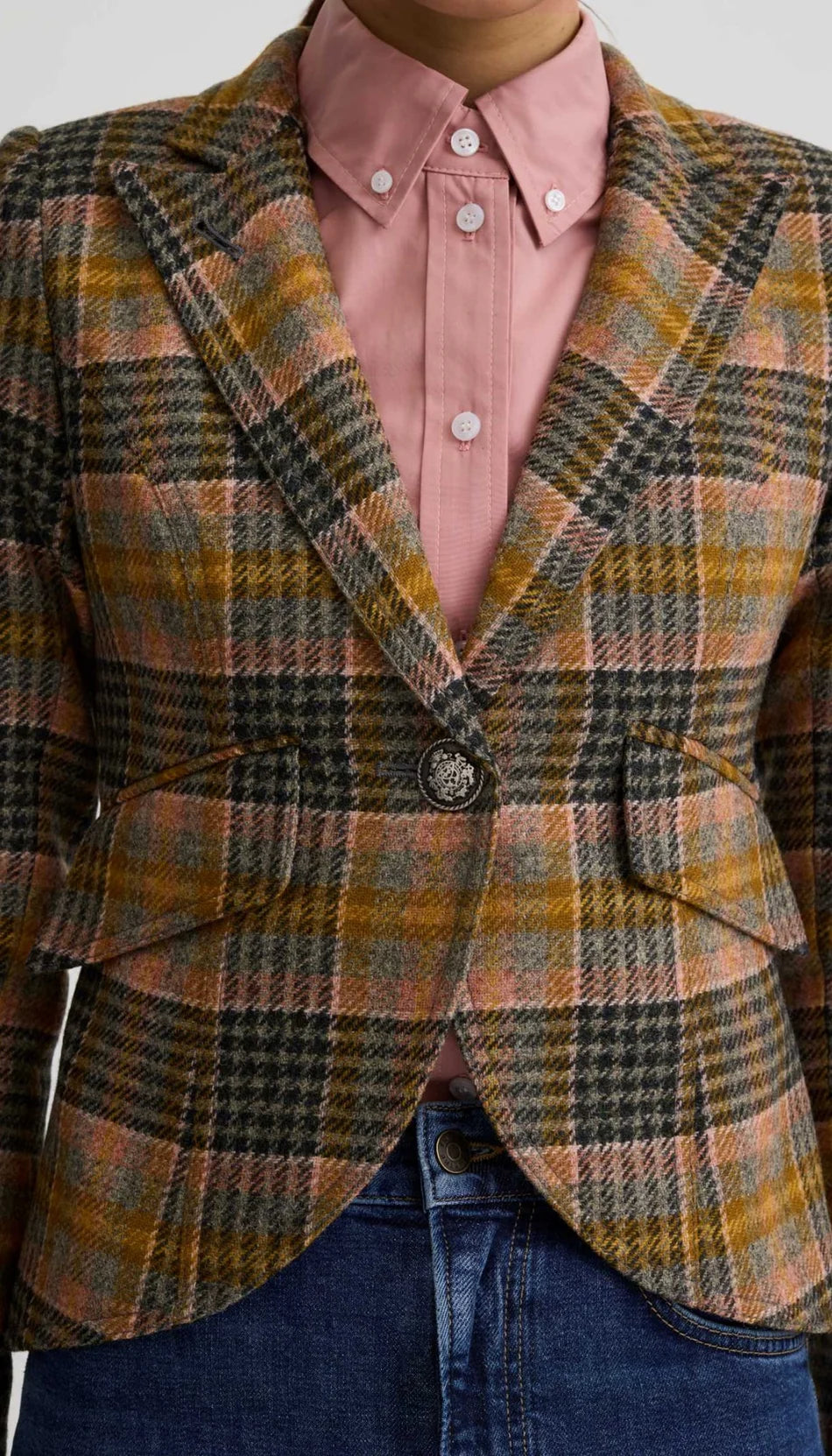 Smythe - One Button Blazer - Multi