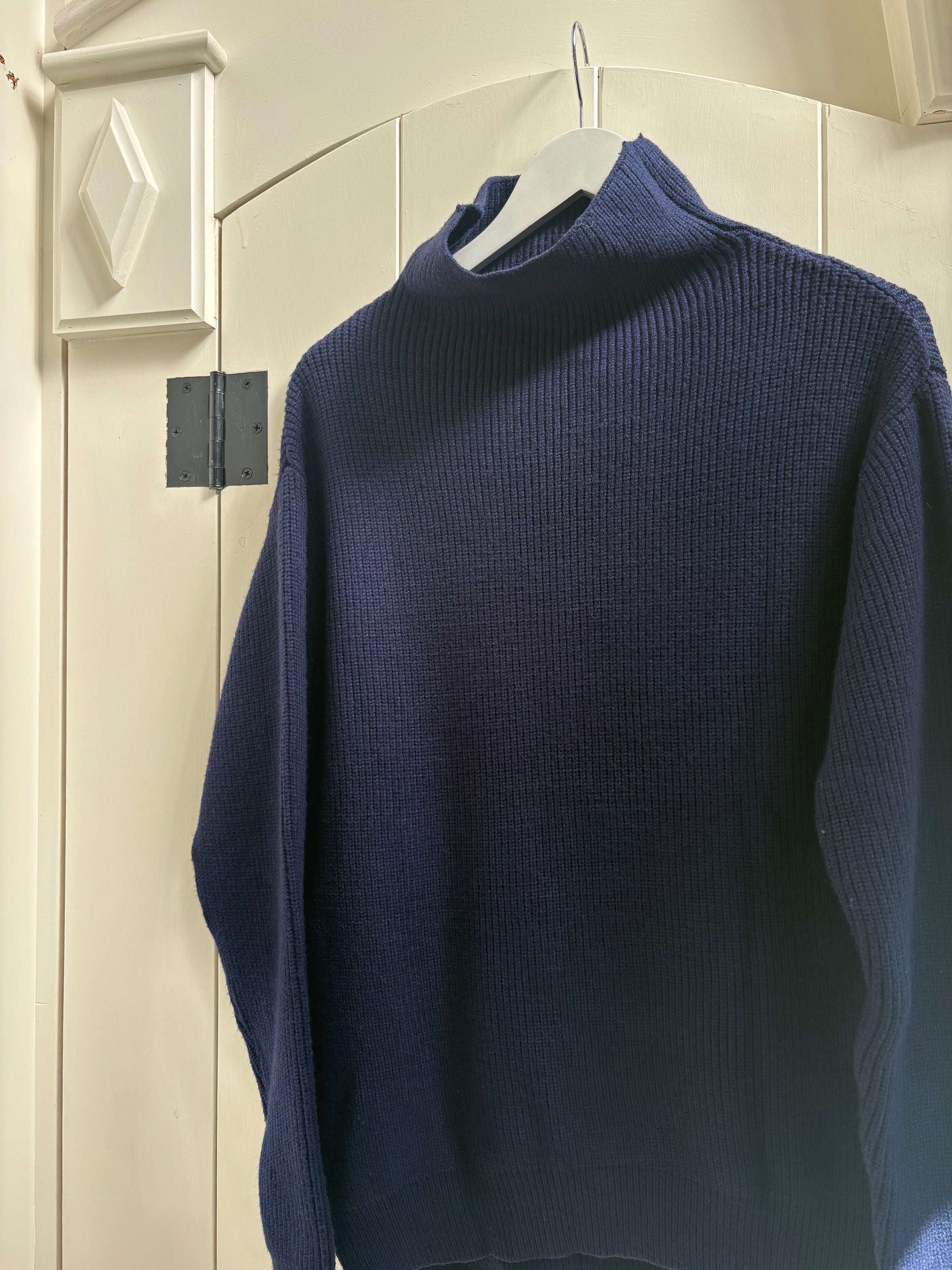 Lyla & Luxe - Chadwick - Relaxed Mockneck Sweater in Navy