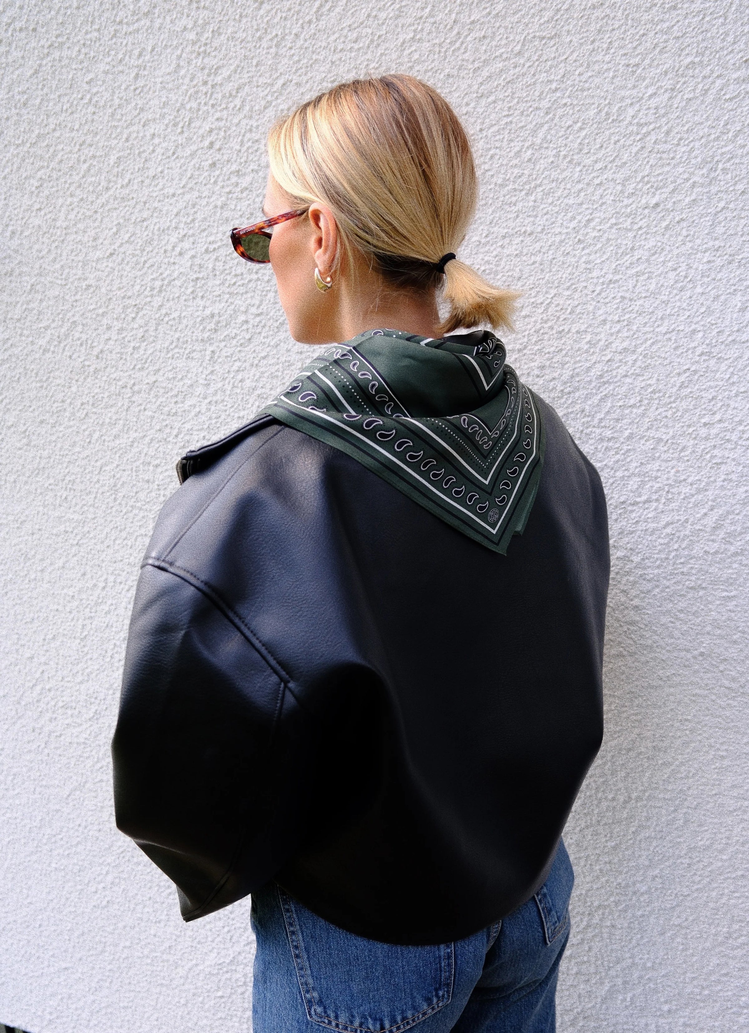 lescarf - Paisley Scarf in Green