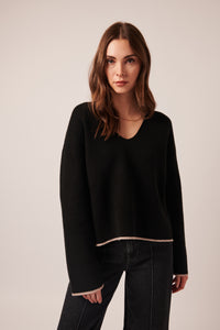 Line - Gaia Sweater in Noir Night