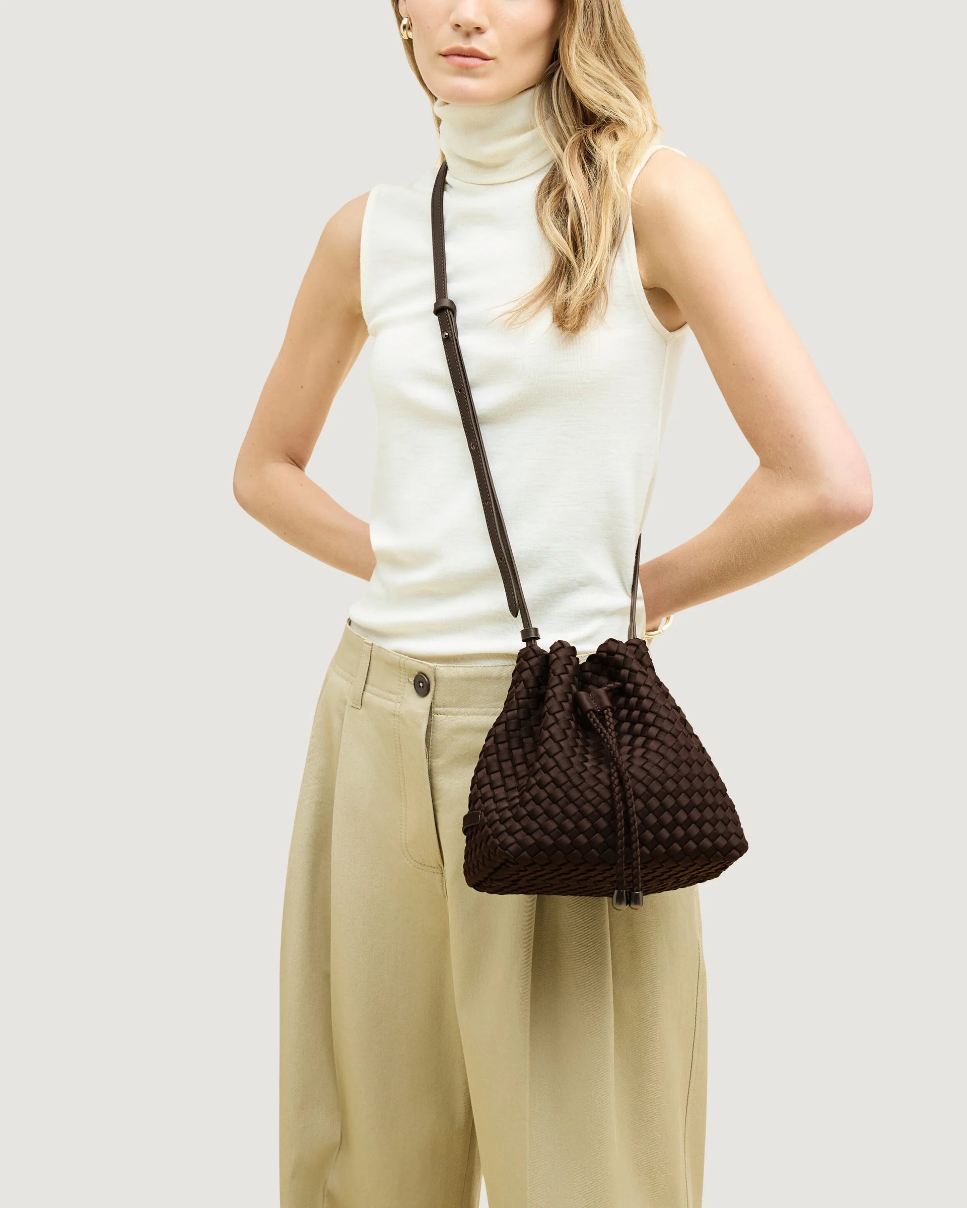 NAGHEDI - Gramercy Bucket in Chocolate