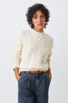 Suncoo - Percy Sweater in Blanc Casse