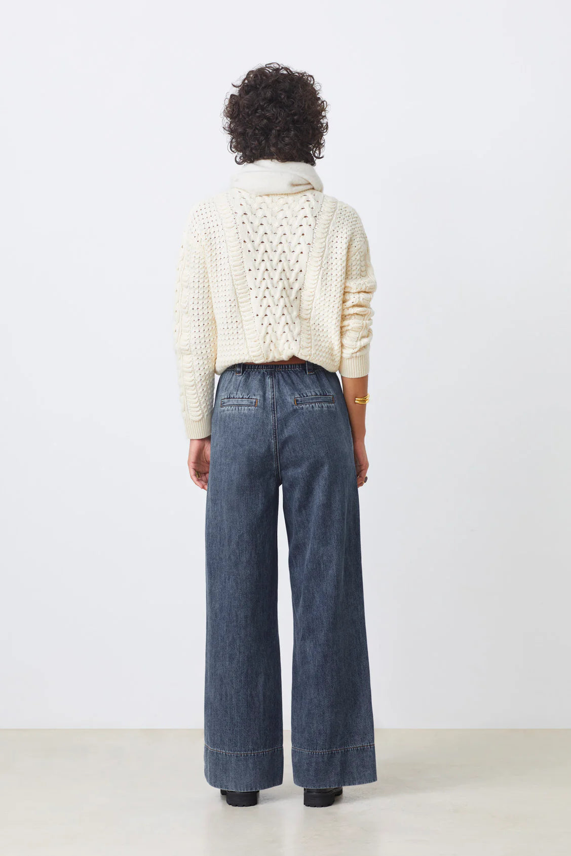 Suncoo - Percy Sweater in Blanc Casse