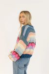 Lyla & Luxe - Hannah Handmade Crewneck Pullover in Multi