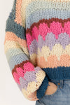 Lyla & Luxe - Hannah Handmade Crewneck Pullover in Multi