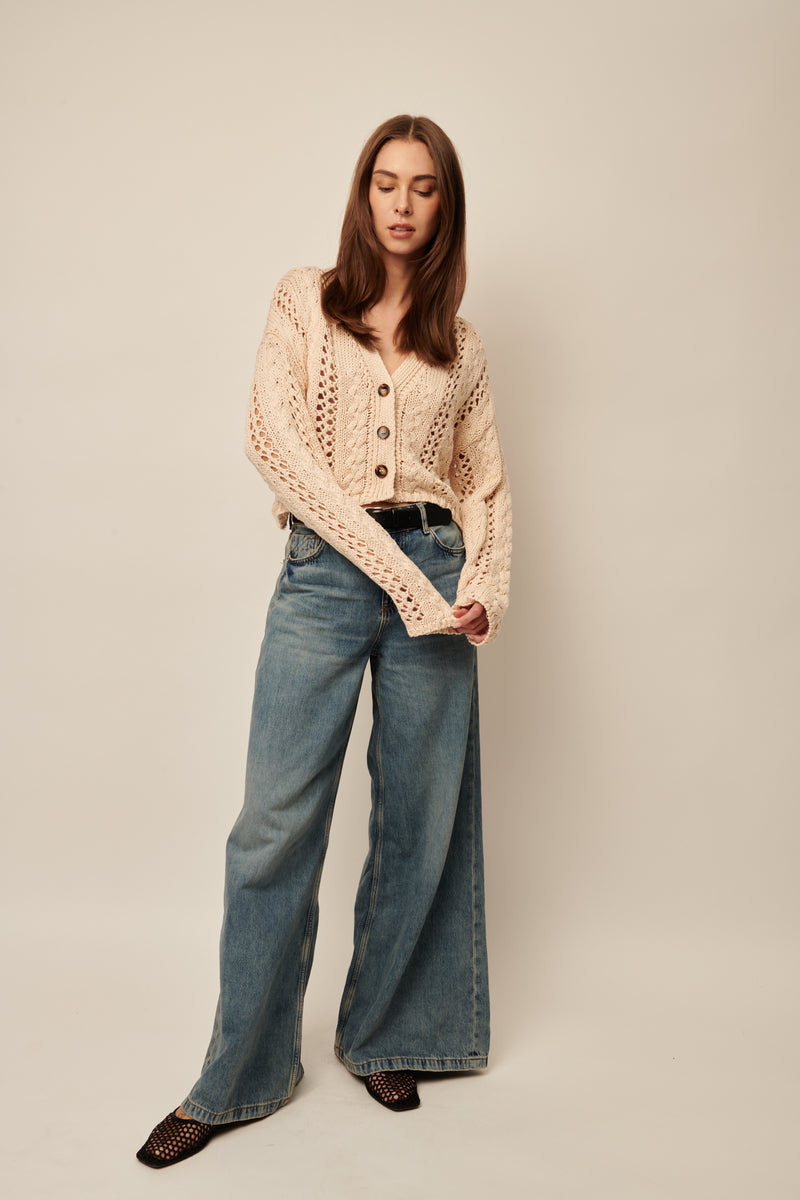 LINE Knitwear - Harper - Cropped Cardigan