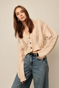 LINE Knitwear - Harper - Cropped Cardigan