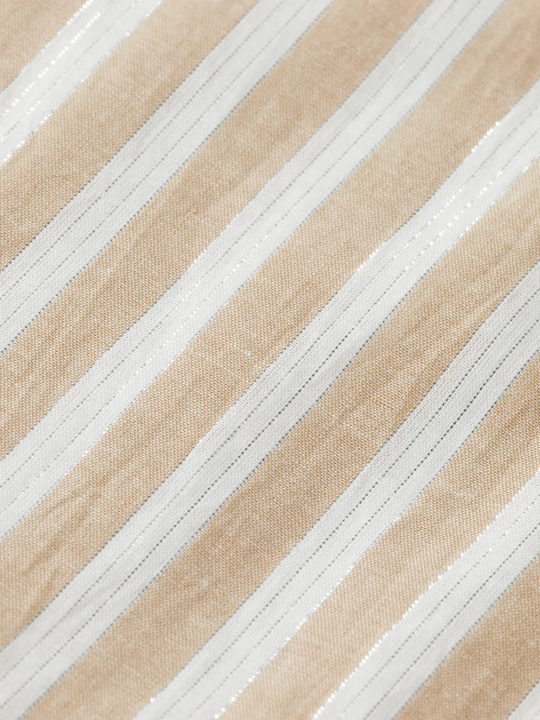 Scotch & Soda - Bow Details Top in Desert Sand Stripe with Lurex
