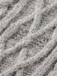 Scotch & Soda - Cable Stitch Spencer in Grey Melange