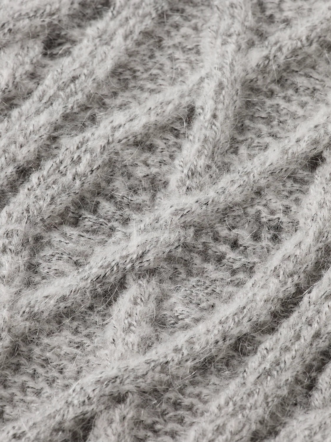 Scotch & Soda - Cable Stitch Spencer in Grey Melange