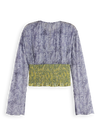 Scotch & Soda - Smocked Waist Top in Dancer Lavender