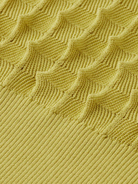 Scotch & Soda - Textured Stitch Pullover in Golden Green