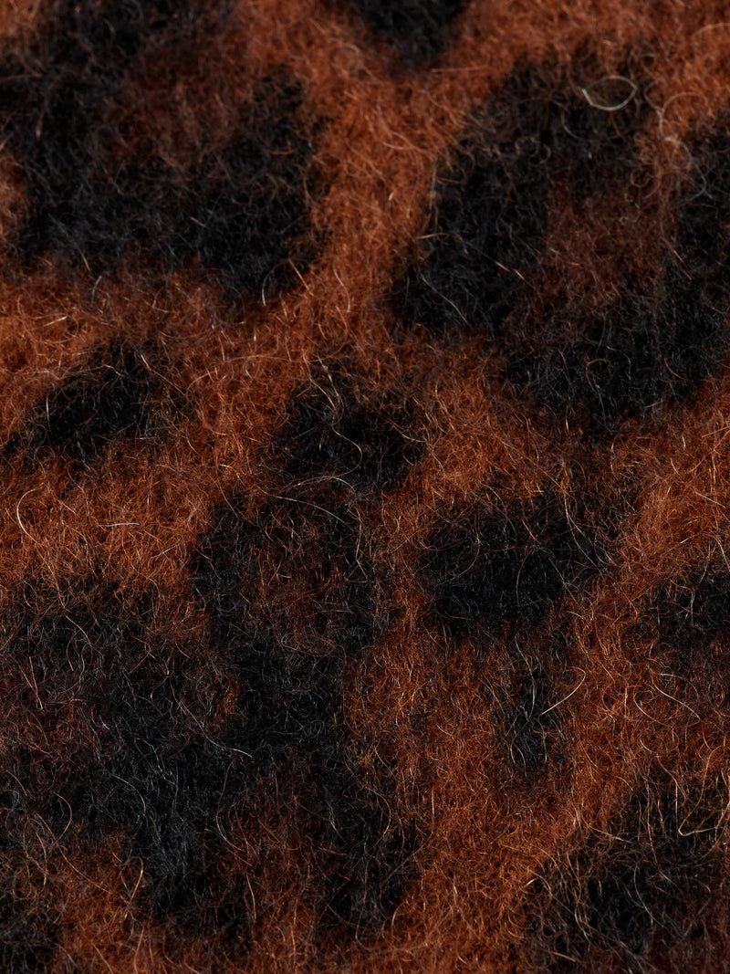 Scotch & Soda - Fuzzy Jacquard Cardigan in Peace Leopard