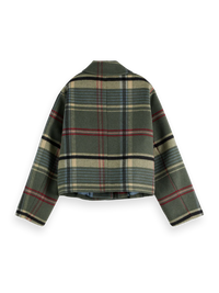 Scotch & Soda - Boxy Shirt Jacket in Thyme Check