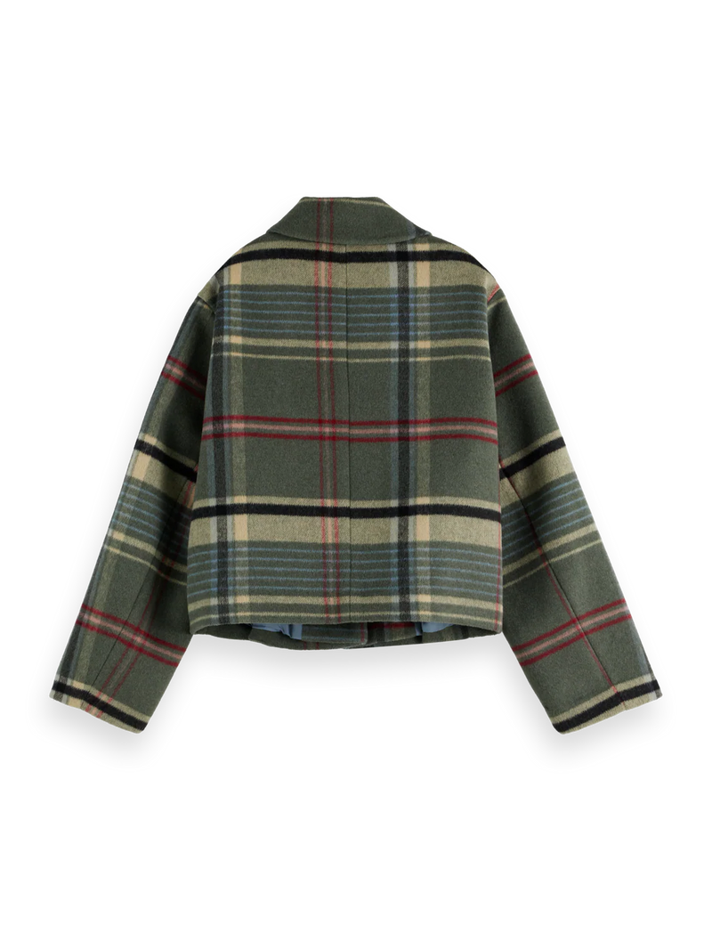 Scotch & Soda - Boxy Shirt Jacket in Thyme Check