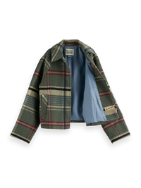 Scotch & Soda - Boxy Shirt Jacket in Thyme Check