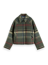 Scotch & Soda - Boxy Shirt Jacket in Thyme Check