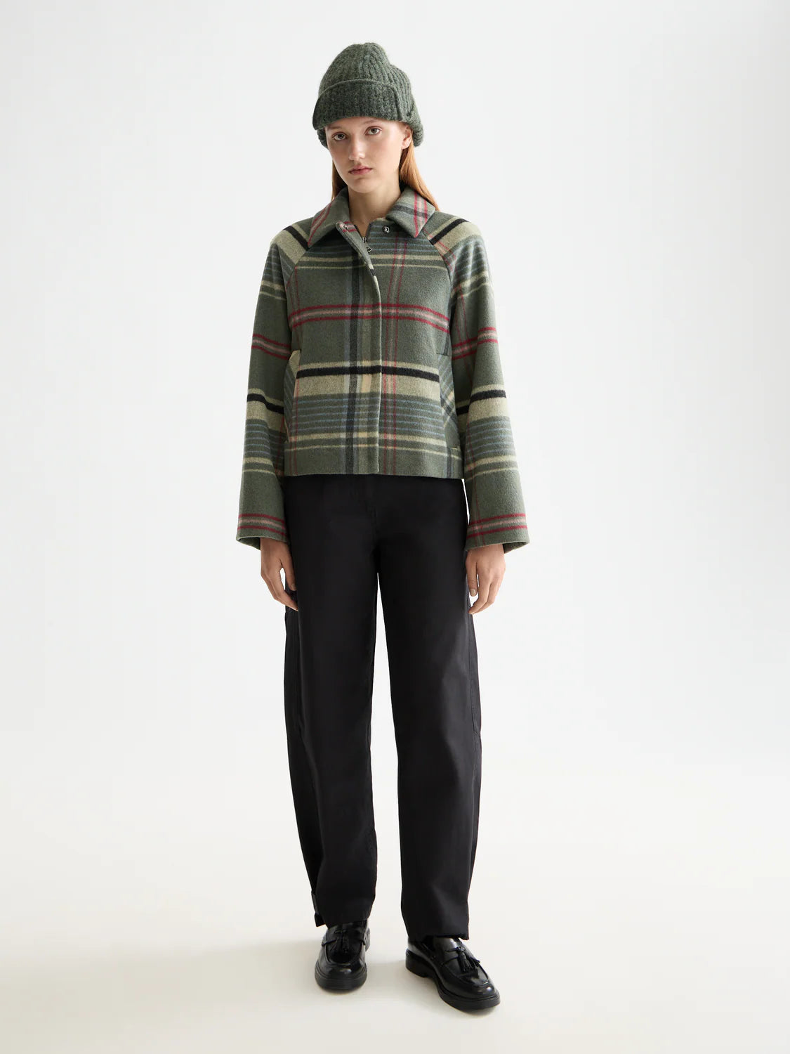 Scotch & Soda - Boxy Shirt Jacket in Thyme Check