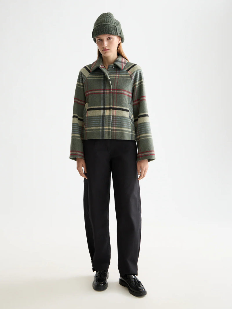 Scotch & Soda - Boxy Shirt Jacket in Thyme Check