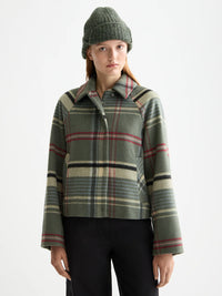 Scotch & Soda - Boxy Shirt Jacket in Thyme Check