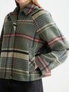 Scotch & Soda - Boxy Shirt Jacket in Thyme Check